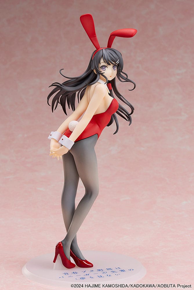 Rascal Does Not Dream of Bunny Girl Senpai Statue 1/7 Mai Sakurajima Red Bunny Girl Ver. 27 cm Scalefiguren Yokina