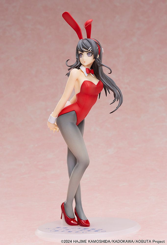 Rascal Does Not Dream of Bunny Girl Senpai Statue 1/7 Mai Sakurajima Red Bunny Girl Ver. 27 cm Scalefiguren Yokina