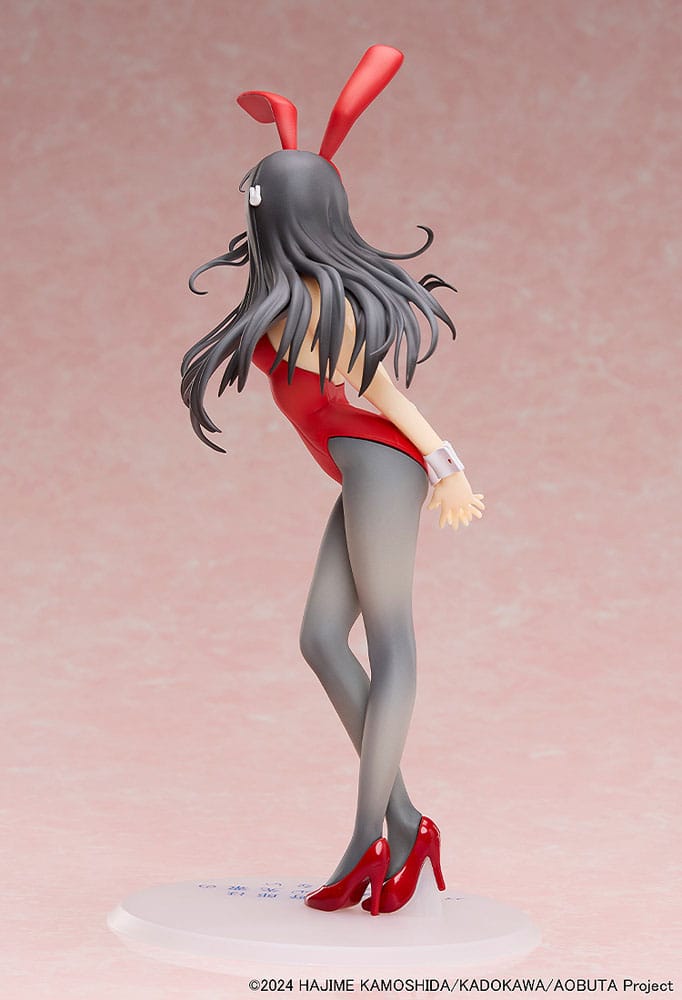 Rascal Does Not Dream of Bunny Girl Senpai Statue 1/7 Mai Sakurajima Red Bunny Girl Ver. 27 cm Scalefiguren Yokina