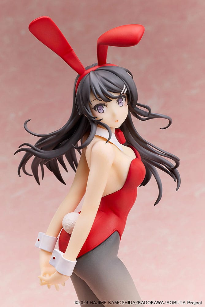 Rascal Does Not Dream of Bunny Girl Senpai Statue 1/7 Mai Sakurajima Red Bunny Girl Ver. 27 cm Scalefiguren Yokina