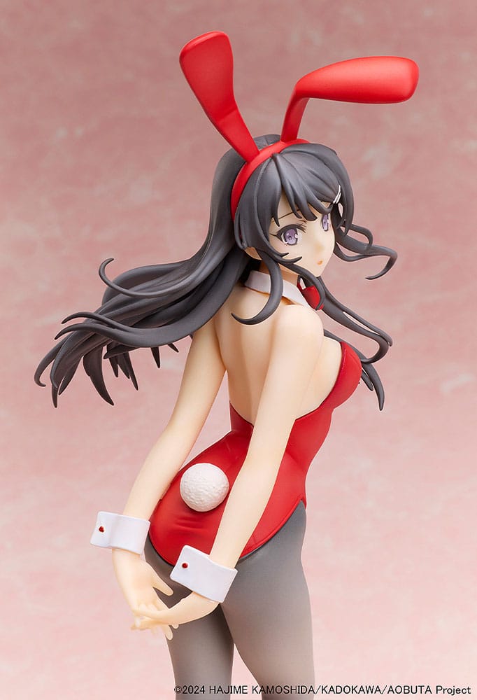 Rascal Does Not Dream of Bunny Girl Senpai Statue 1/7 Mai Sakurajima Red Bunny Girl Ver. 27 cm Scalefiguren Yokina