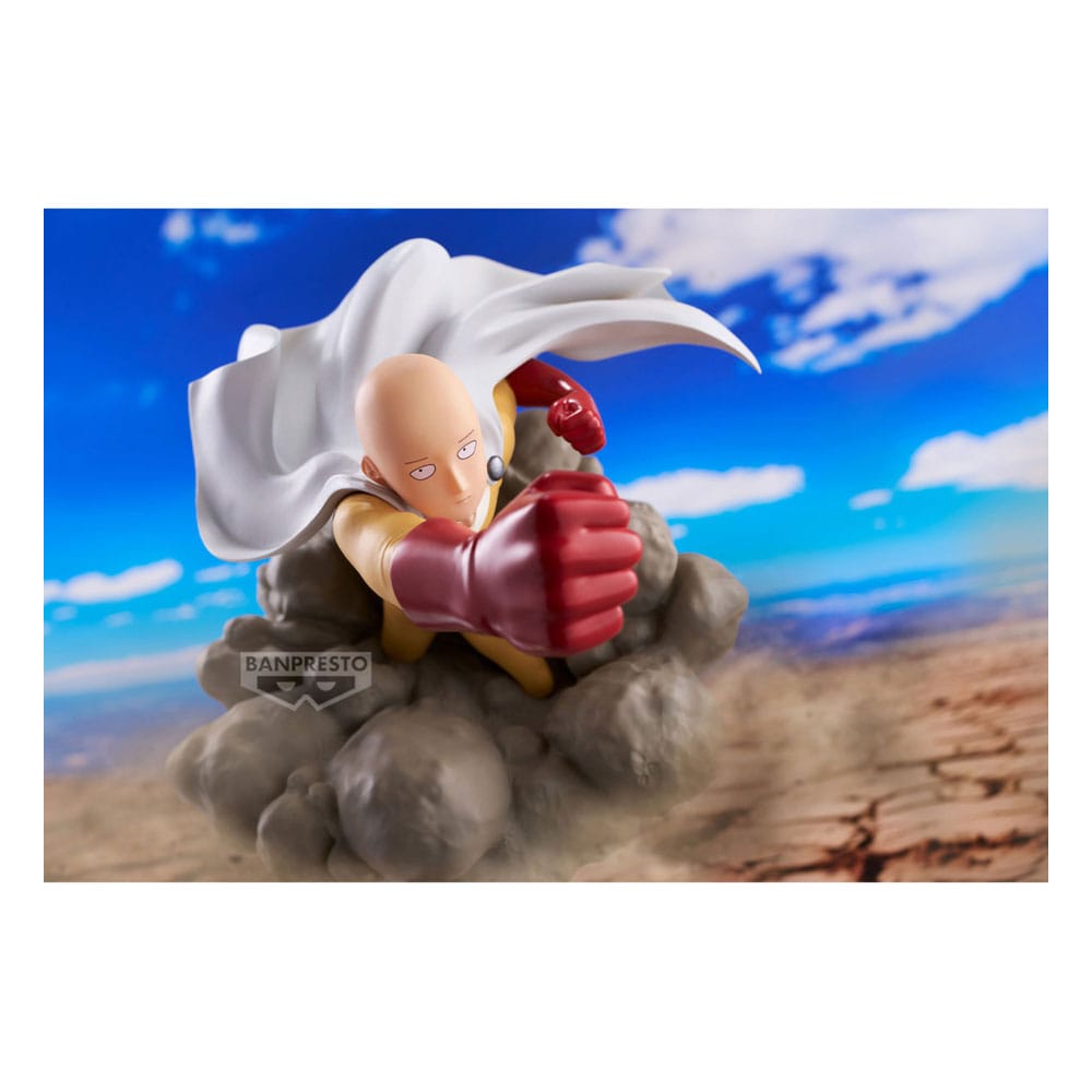 One-Punch Man Diorama PVC Statue Saitama 15 cm Prizefiguren Yokina