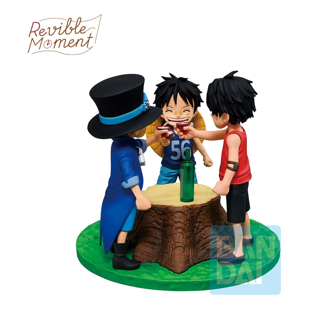 One Piece Dramatic Memories Ichibansho PVC Statue Ace & Sabo & Luffy 10 cm Prizefiguren Yokina