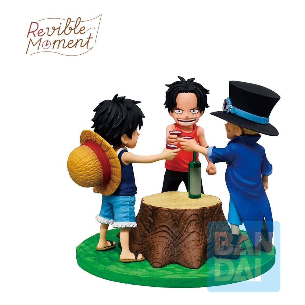 One Piece Dramatic Memories Ichibansho PVC Statue Ace & Sabo & Luffy 10 cm Prizefiguren Yokina