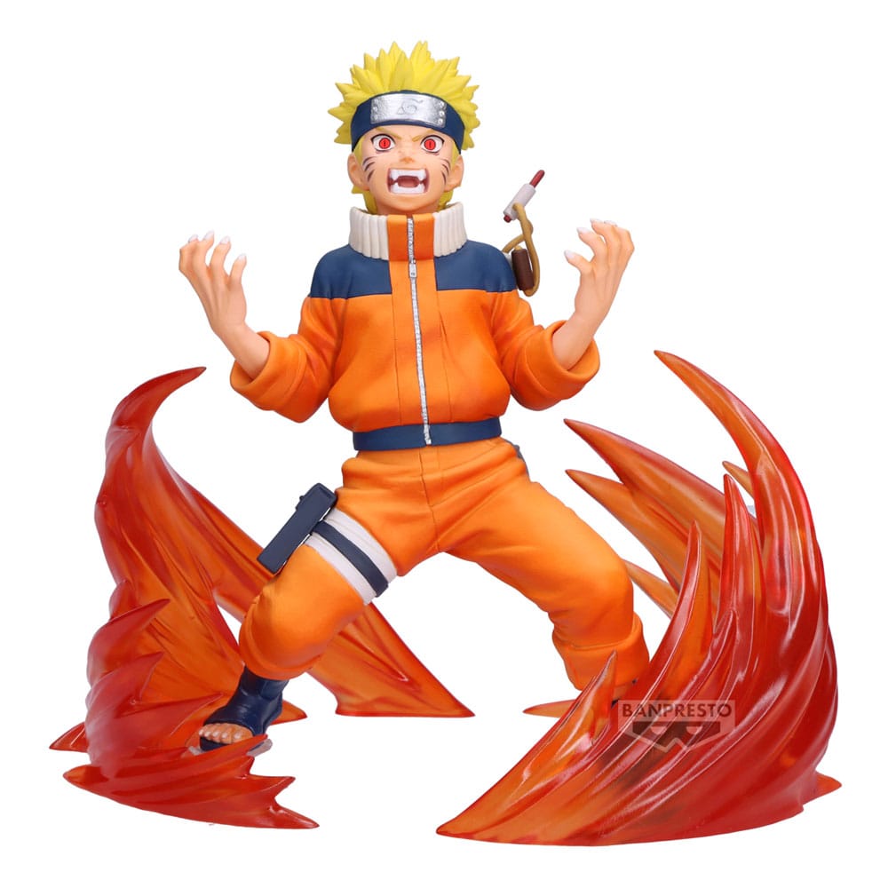 Naruto 72 series Vibration Stars PVC Statue Naruto Uzumaki & Sasuke Uchiha Version A: Naruto Uzumaki 15 cm Prizefiguren Yokina