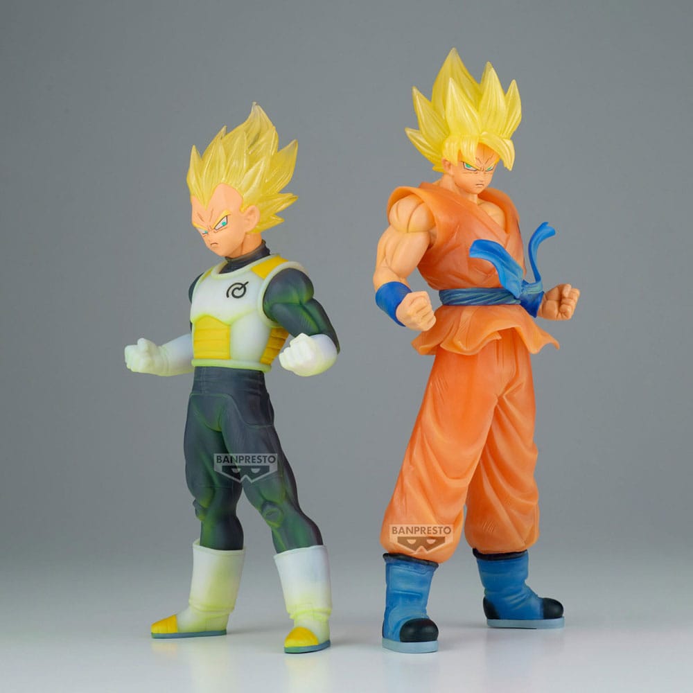 Dragon Ball Super Clearise PVC Statue Son Goku & Vegeta Version A: Son Goku 23 cm Prizefiguren Yokina
