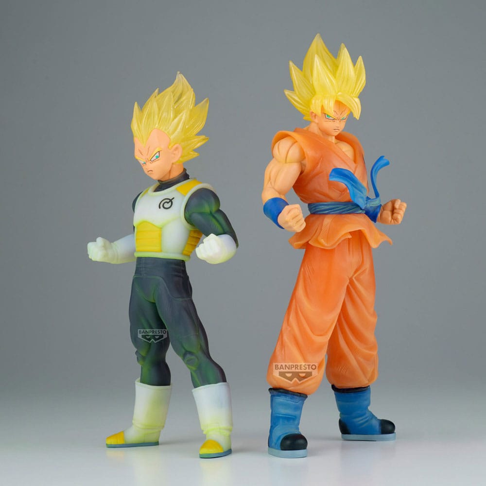 Dragon Ball Super Clearise PVC Statue Son Goku & Vegeta Version B: Vegeta 21 cm Prizefiguren Yokina