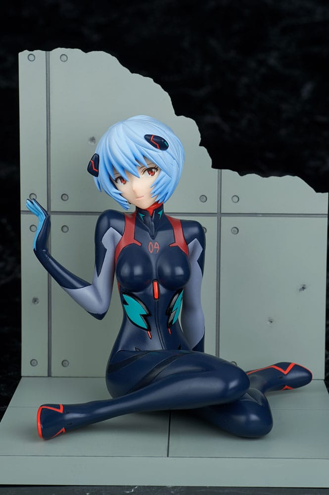 Evangelion 4.0 Final PVC Statue 1/7 Tentative Name Rei Ayanami Plugsuit Ver. New Movie Edition 10 cm Scalefiguren Yokina