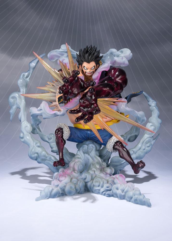 One Piece FiguartsZERO PVC Statue Monkey D. Ruffy Gear 4 Leo Bazooka Reissue 18 cm Prizefiguren Yokina