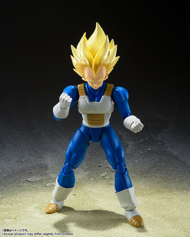 Dragon Ball Z S.H. Figuarts Actionfigur Super Saiyan Vegeta (Awakened Super Saiyan Blood) 14 cm Figmas Yokina