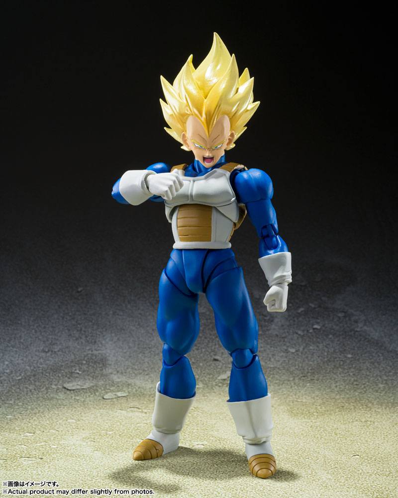 Dragon Ball Z S.H. Figuarts Actionfigur Super Saiyan Vegeta (Awakened Super Saiyan Blood) 14 cm Figmas Yokina