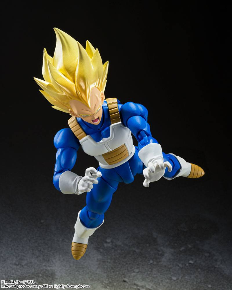 Dragon Ball Z S.H. Figuarts Actionfigur Super Saiyan Vegeta (Awakened Super Saiyan Blood) 14 cm Figmas Yokina