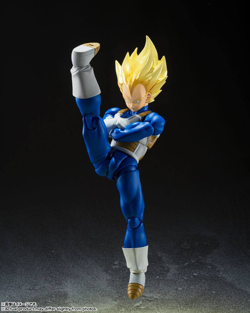 Dragon Ball Z S.H. Figuarts Actionfigur Super Saiyan Vegeta (Awakened Super Saiyan Blood) 14 cm Figmas Yokina