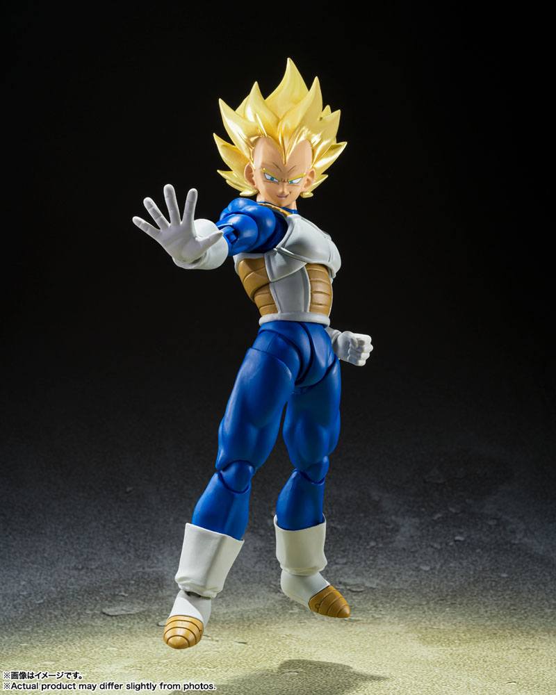 Dragon Ball Z S.H. Figuarts Actionfigur Super Saiyan Vegeta (Awakened Super Saiyan Blood) 14 cm Figmas Yokina