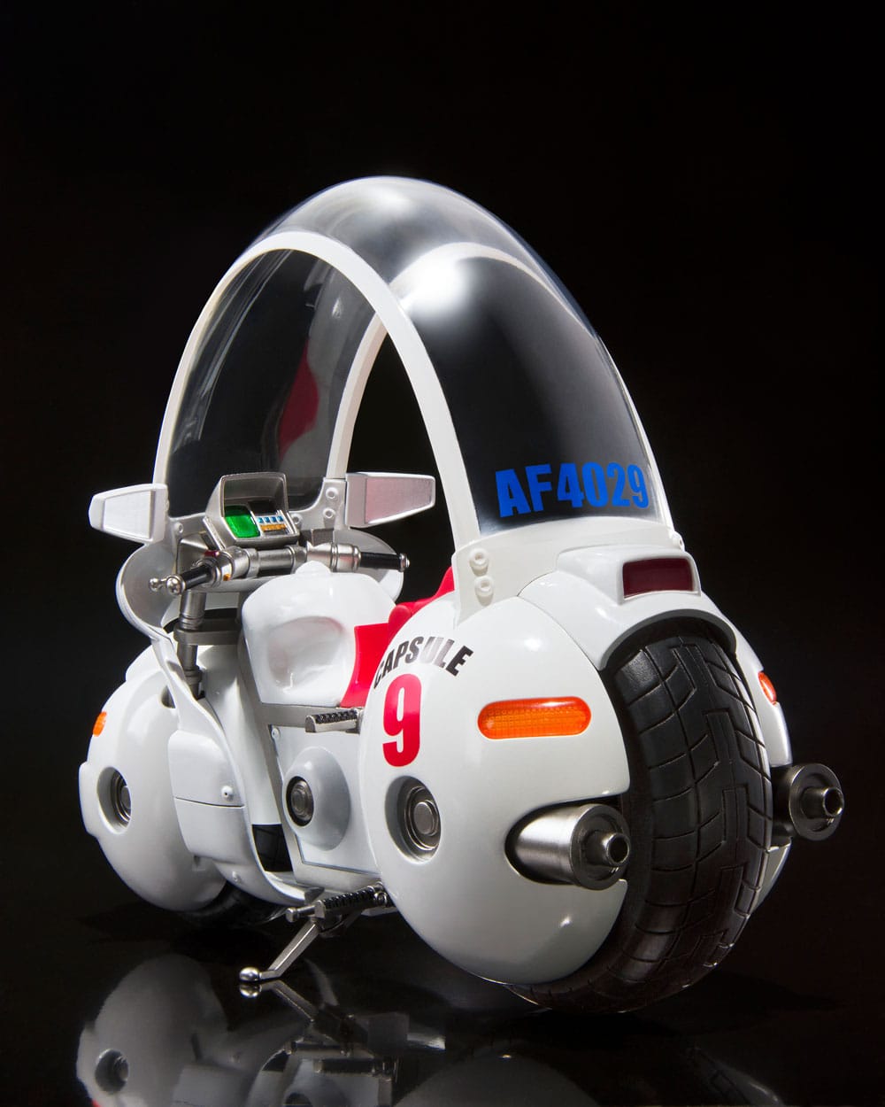Dragon Ball S.H. Figuarts Fahrzeug mit Figur Bulma's Motorcycle Hoipoi Capsule No. 9 17 cm Figmas Yokina