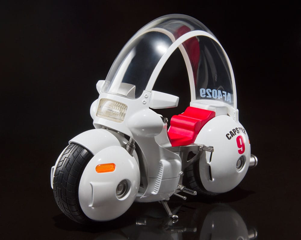 Dragon Ball S.H. Figuarts Fahrzeug mit Figur Bulma's Motorcycle Hoipoi Capsule No. 9 17 cm Figmas Yokina