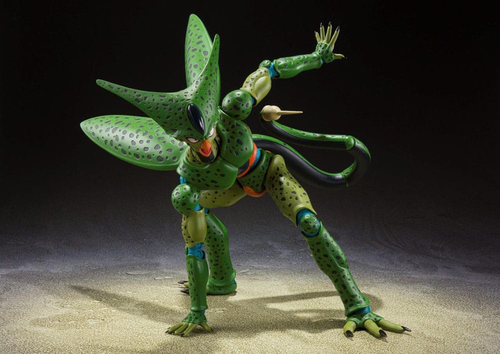 Dragonball Z S.H. Figuarts Actionfigur Cell First Form Reissue 17 cm Figmas Yokina