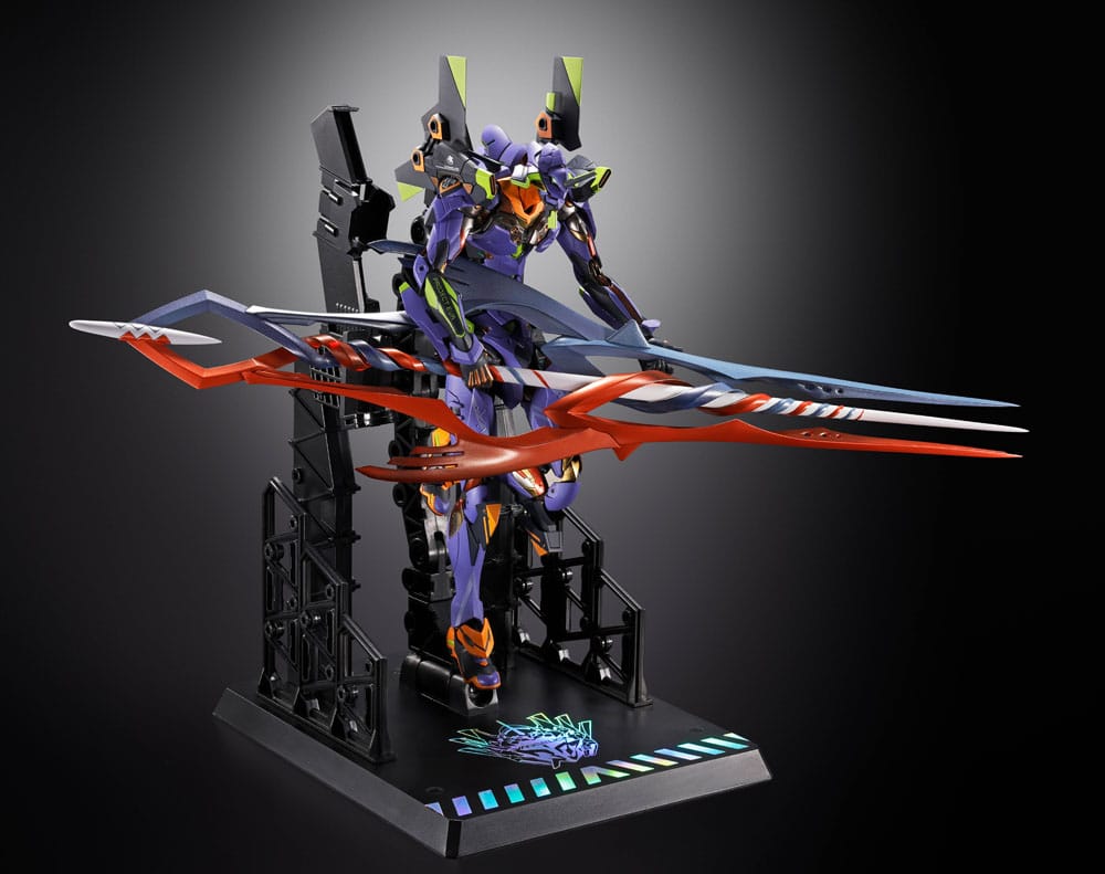 Neon Genesis Evangelion Metal Build Diecast Actionfigur Eva Test Type-01 30th with the Spear of Gaius 22 cm Figmas Yokina