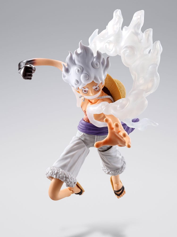 One Piece S.H.Figuarts Actionfigur Monkey D. Luffy Gear 5 -Future Island Egghead- 15 cm Figmas Yokina