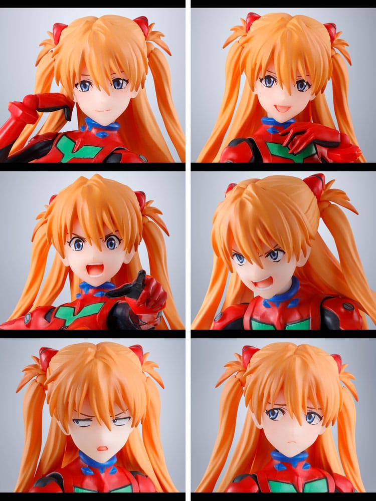 Neon Genesis Evangelion S.H.Figuarts Actionfigur Asuka Shikigami Langley 14 cm Figmas Yokina