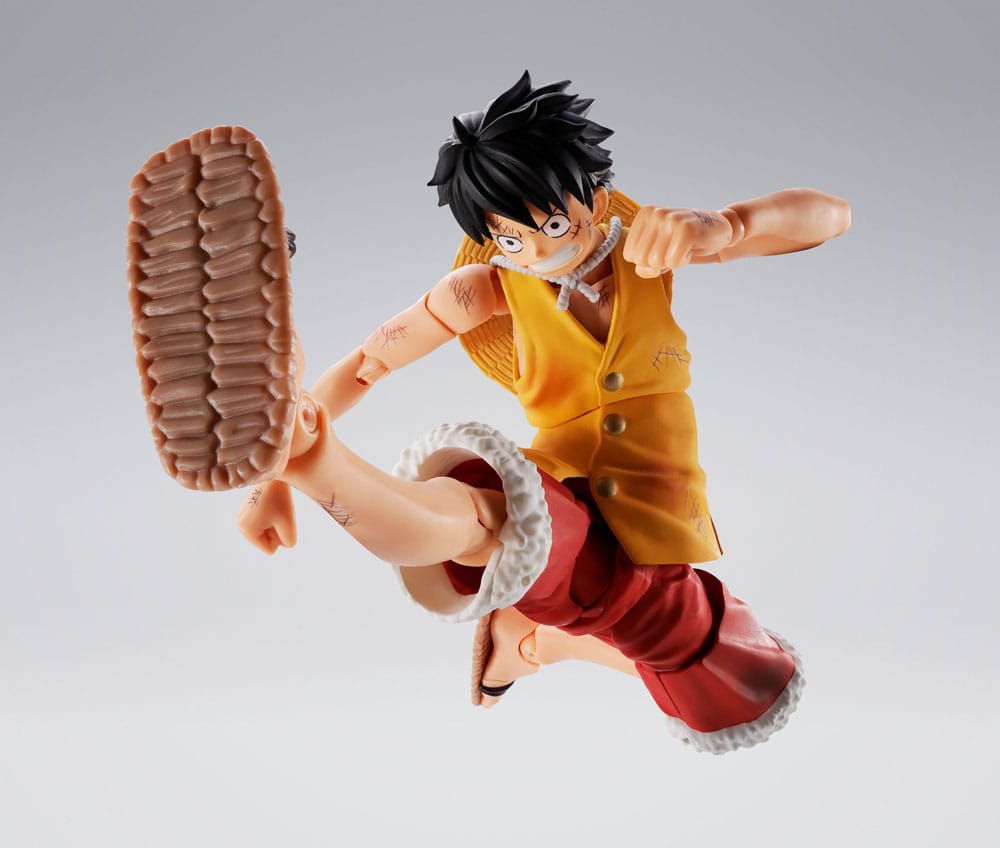 One Piece S.H.Figuarts Actionfigur Monkey D. Luffy Marineford 15 cm Figmas Yokina