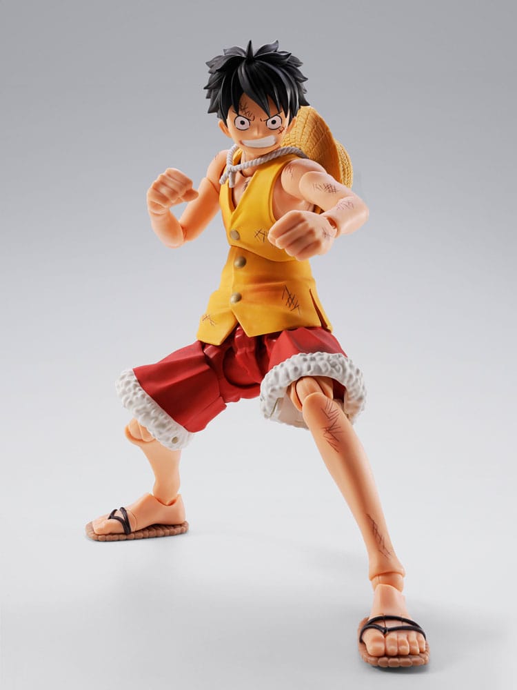 One Piece S.H.Figuarts Actionfigur Monkey D. Luffy Marineford 15 cm Figmas Yokina