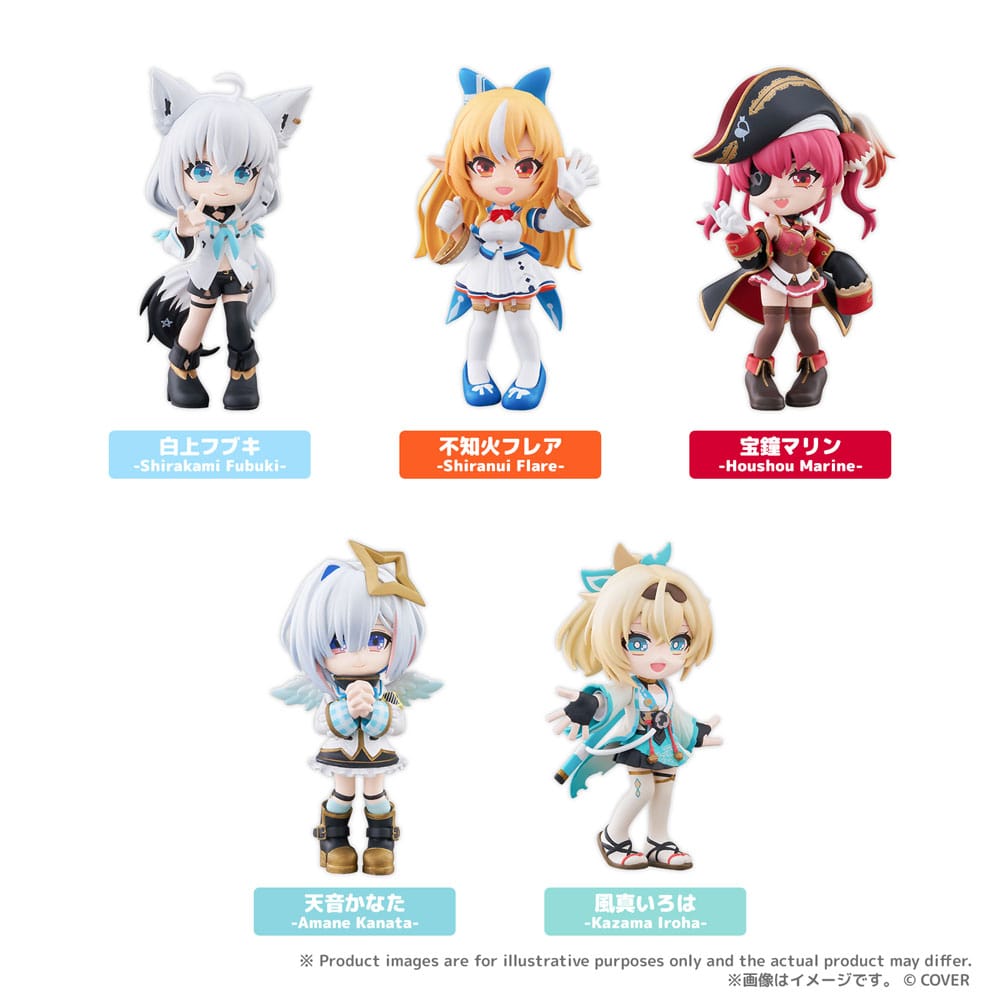 Hololive Production PalVerse PVC 6 Figuren Vol. 1 9 cm Minifiguren Yokina
