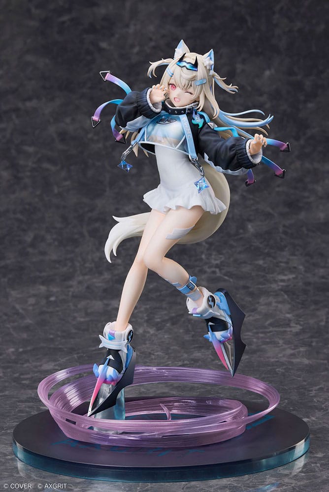 Hololive Production PVC Statue 1/7 Advent Fuwawa Abyssgard AXGRIT Ver. Standard Edition 27 cm Scalefiguren Yokina