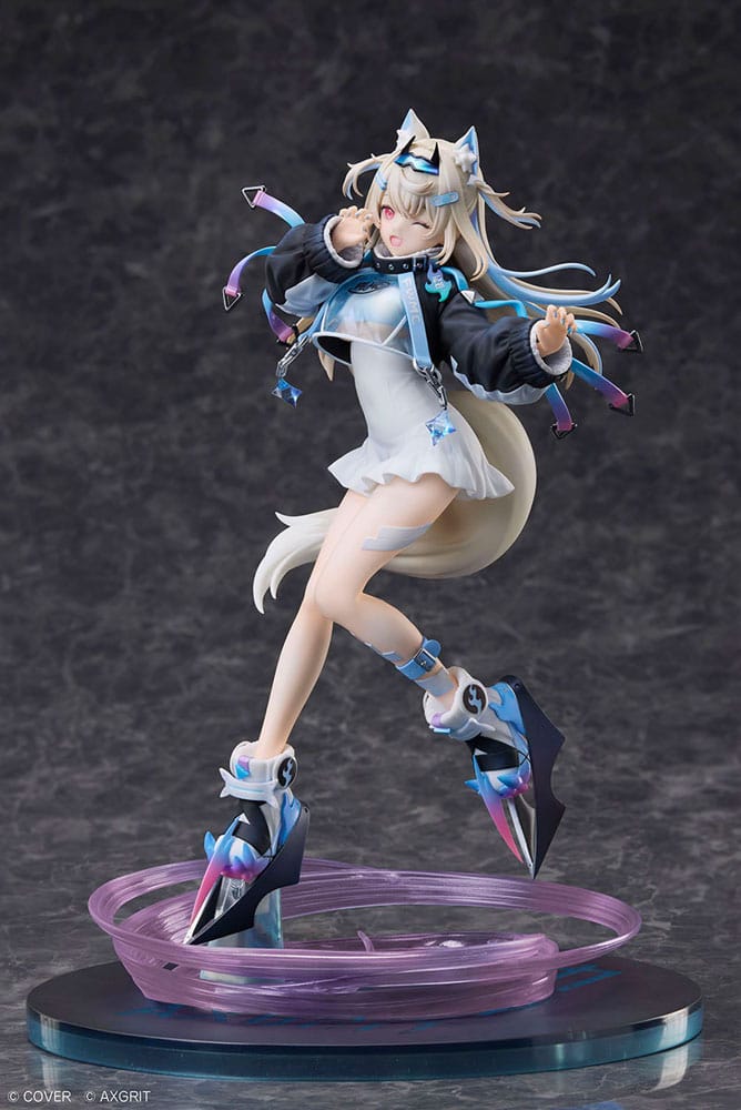 Hololive Production PVC Statue 1/7 Advent Fuwawa Abyssgard AXGRIT Ver. Standard Edition 27 cm Scalefiguren Yokina