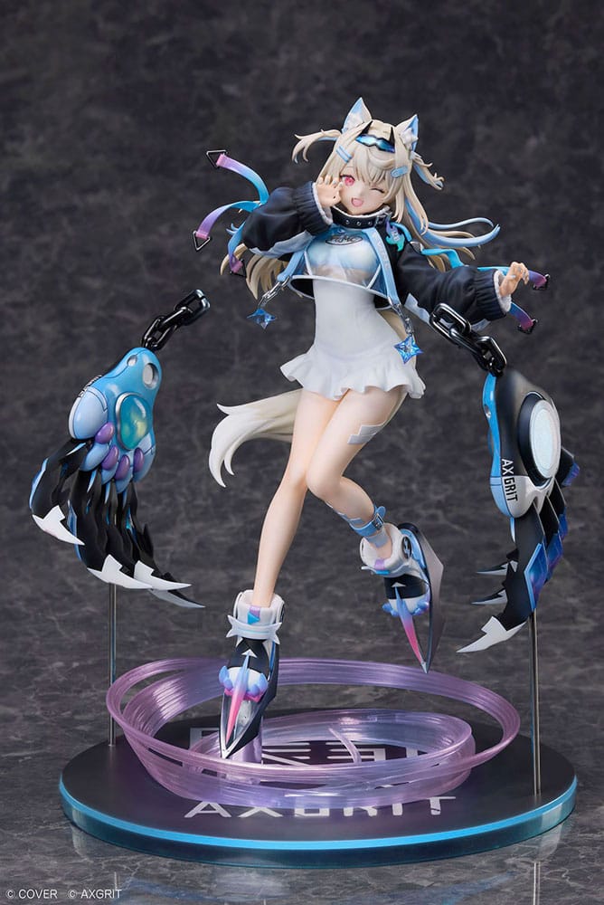 Hololive Production PVC Statue 1/7 Advent Fuwawa Abyssgard AXGRIT Ver. Deluxe Edition 27 cm Scalefiguren Yokina