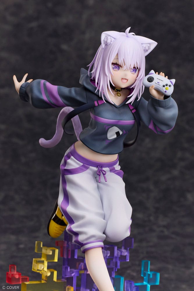 Hololive Production PVC Statue 1/7 Nekomata Okayu We Are Gamers Ver. 23 cm Scalefiguren Yokina