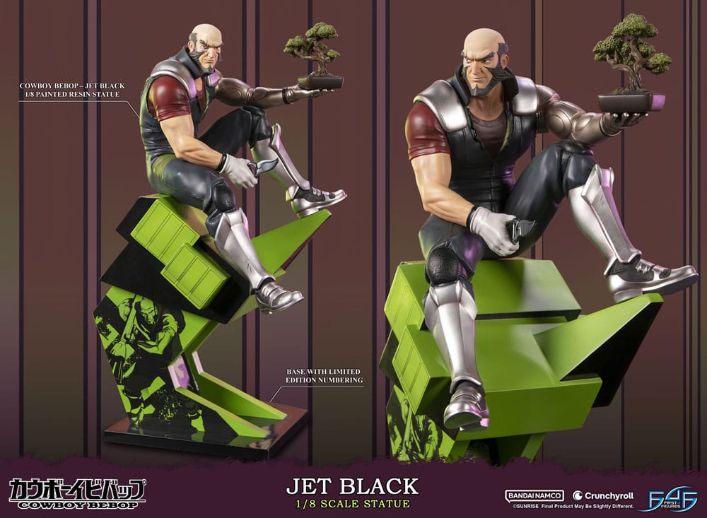 Cowboy Bebop Statue 1/8 Jet Black 30 cm Scalefiguren Yokina