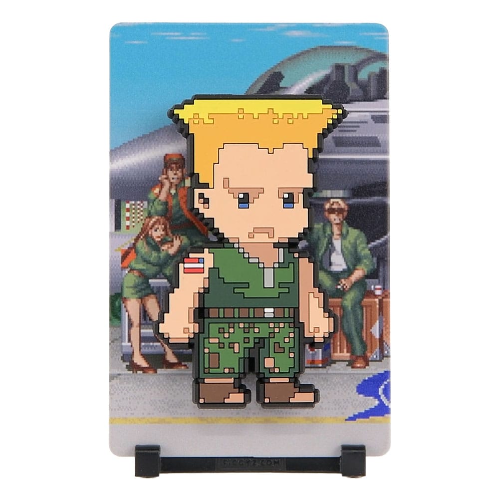Street Fighter 2 FiGGYZ Magnet-Sammelfigur Guile 11 cm Dekomagnete Yokina