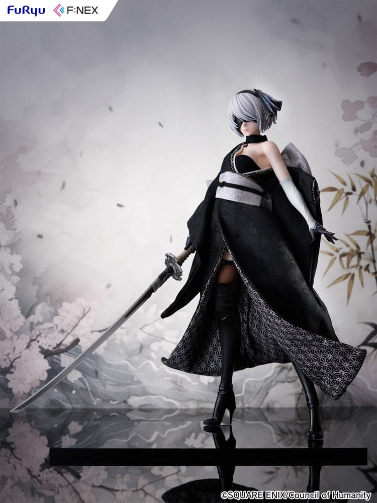 Nier: Automata Ver1.1a F:Nex PVC Statue 1/4 2B Japanese Doll 43 cm Scalefiguren Yokina