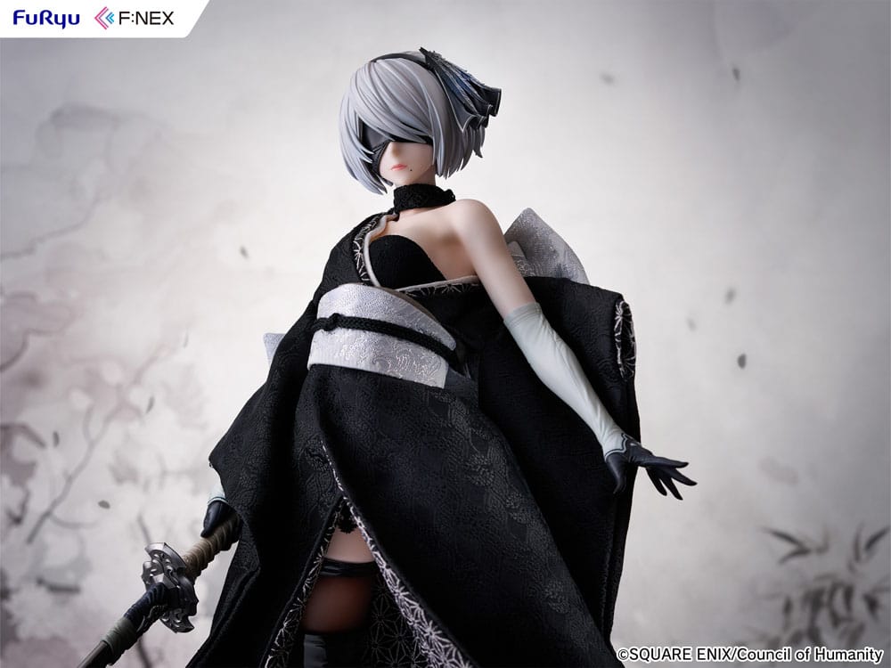 Nier: Automata Ver1.1a F:Nex PVC Statue 1/4 2B Japanese Doll 43 cm Scalefiguren Yokina