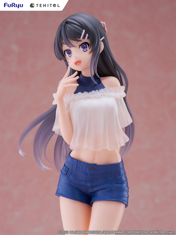 Rascal Does Not Dream of Bunny Girl Senpai Tenitol PVC Statue Mai Sakurajima 31 cm Prizefiguren Yokina