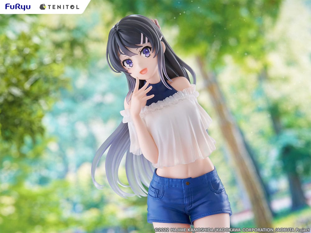 Rascal Does Not Dream of Bunny Girl Senpai Tenitol PVC Statue Mai Sakurajima 31 cm Prizefiguren Yokina