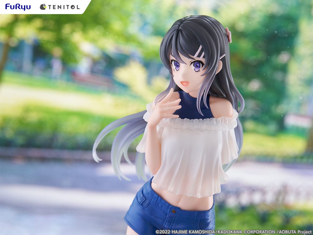 Rascal Does Not Dream of Bunny Girl Senpai Tenitol PVC Statue Mai Sakurajima 31 cm Prizefiguren Yokina