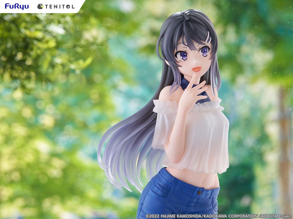 Rascal Does Not Dream of Bunny Girl Senpai Tenitol PVC Statue Mai Sakurajima 31 cm Prizefiguren Yokina