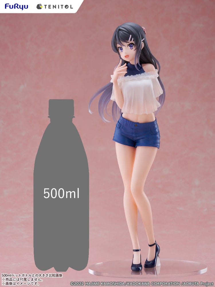 Rascal Does Not Dream of Bunny Girl Senpai Tenitol PVC Statue Mai Sakurajima 31 cm Prizefiguren Yokina