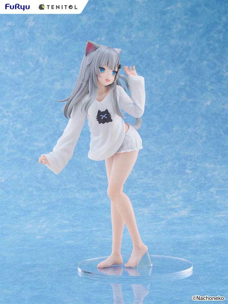 VTuber Tenitol Tall PVC Statue Nachoneko 30 cm Prizefiguren Yokina