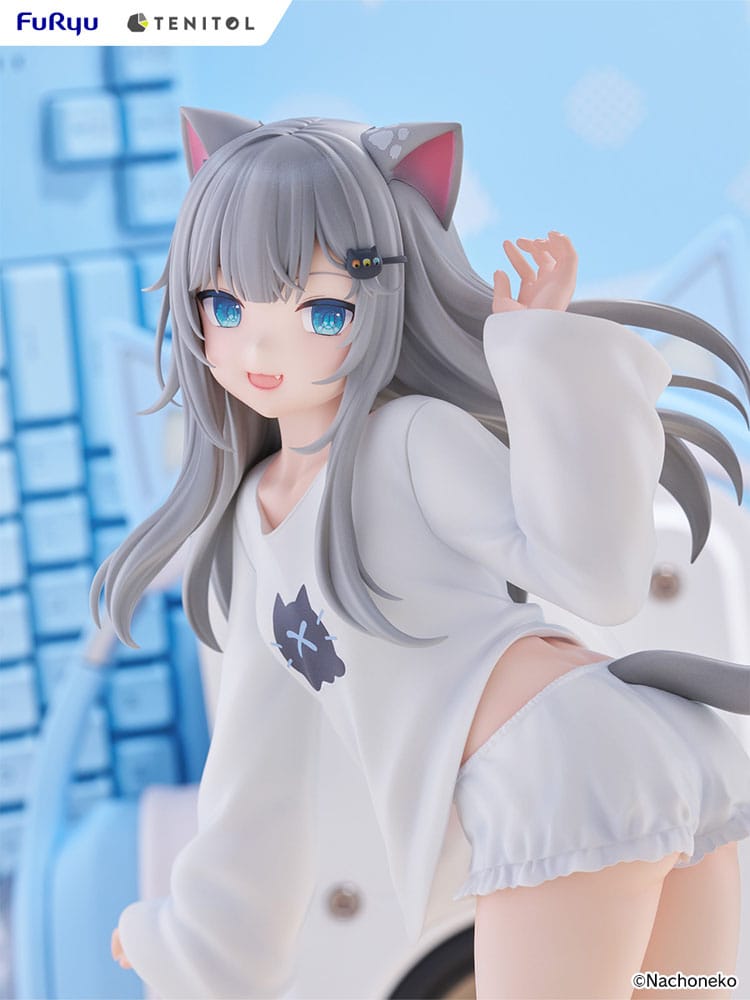 VTuber Tenitol Tall PVC Statue Nachoneko 30 cm Prizefiguren Yokina