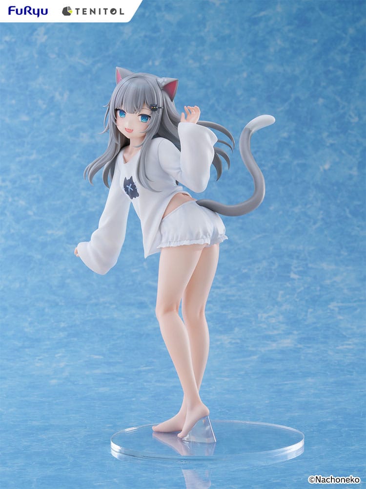 VTuber Tenitol Tall PVC Statue Nachoneko 30 cm Prizefiguren Yokina