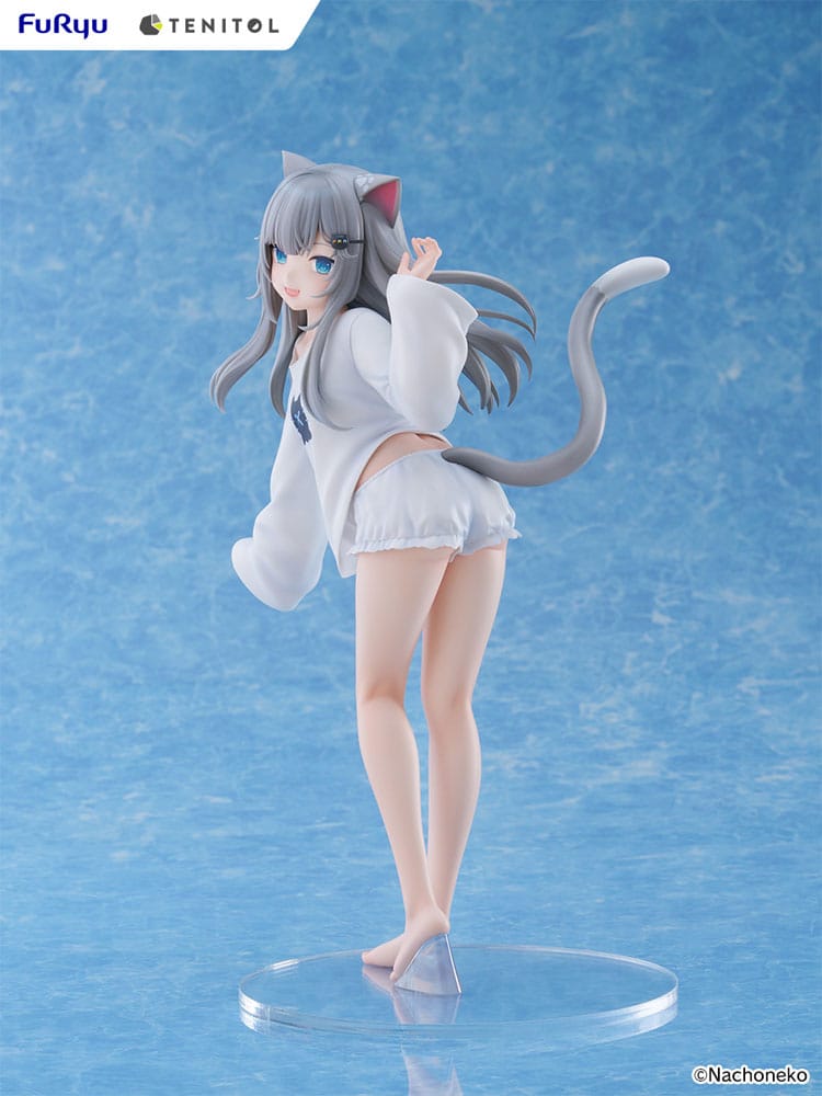 VTuber Tenitol Tall PVC Statue Nachoneko 30 cm Prizefiguren Yokina