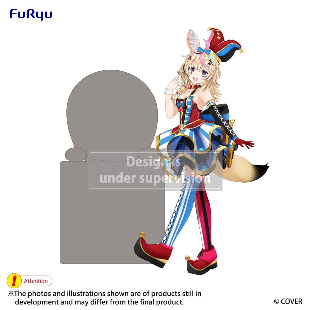 Hololive Production Hikkake PVC Statue Omaru Polka 10 cm Minifiguren Yokina