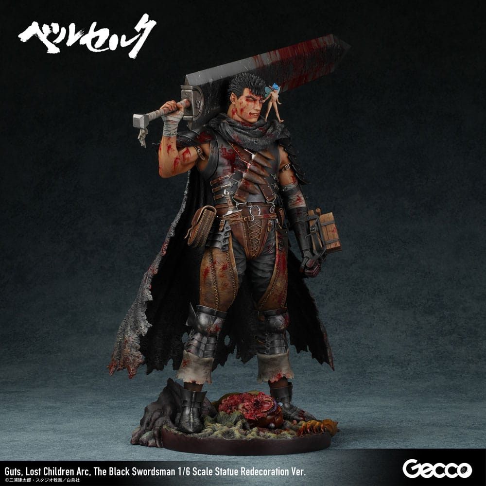 Berserk Statue 1/6 Guts Lost Children Arc The Black Swordsman Redecoration Ver. 38 cm Scalefiguren Yokina