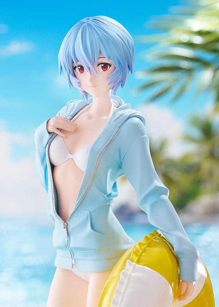 Rebuild of Evangelion Pop Up Parade L PVC Statue Beach Queens: Rei Ayanami 22 cm Prizefiguren Yokina