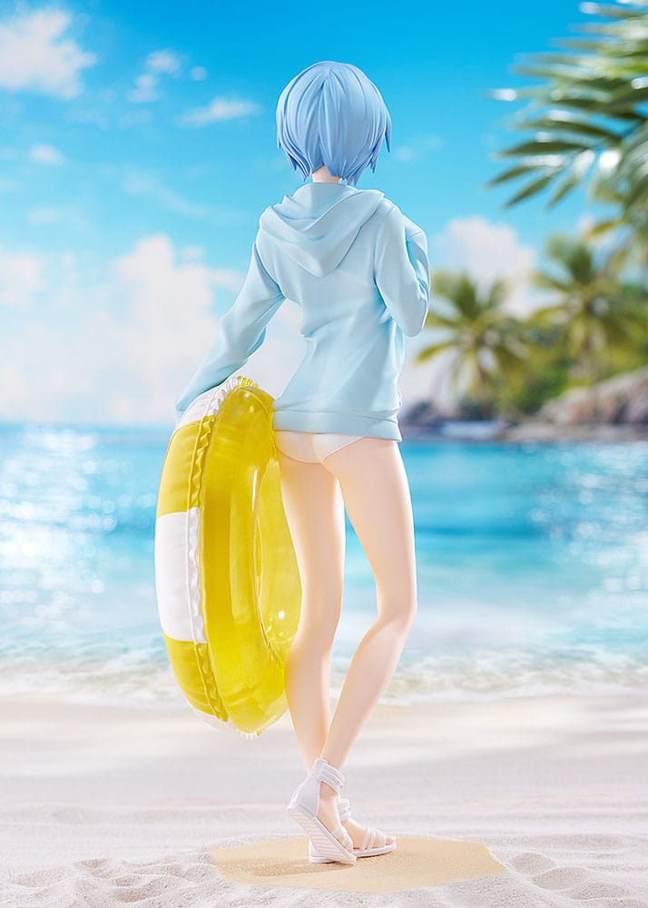 Rebuild of Evangelion Pop Up Parade L PVC Statue Beach Queens: Rei Ayanami 22 cm Prizefiguren Yokina