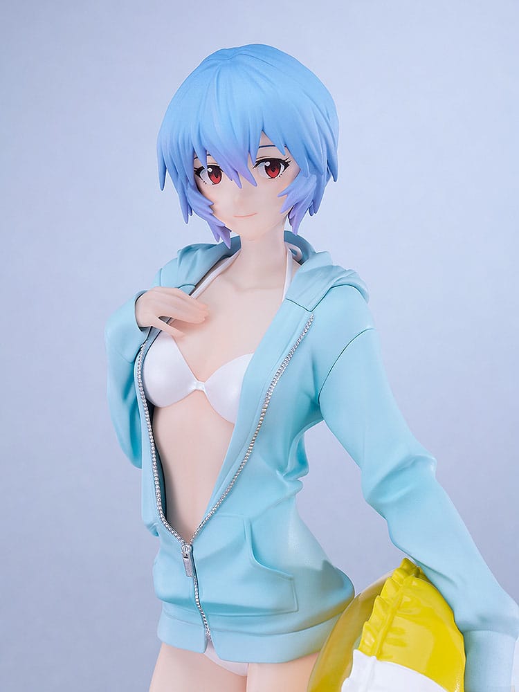 Rebuild of Evangelion Pop Up Parade L PVC Statue Beach Queens: Rei Ayanami 22 cm Prizefiguren Yokina