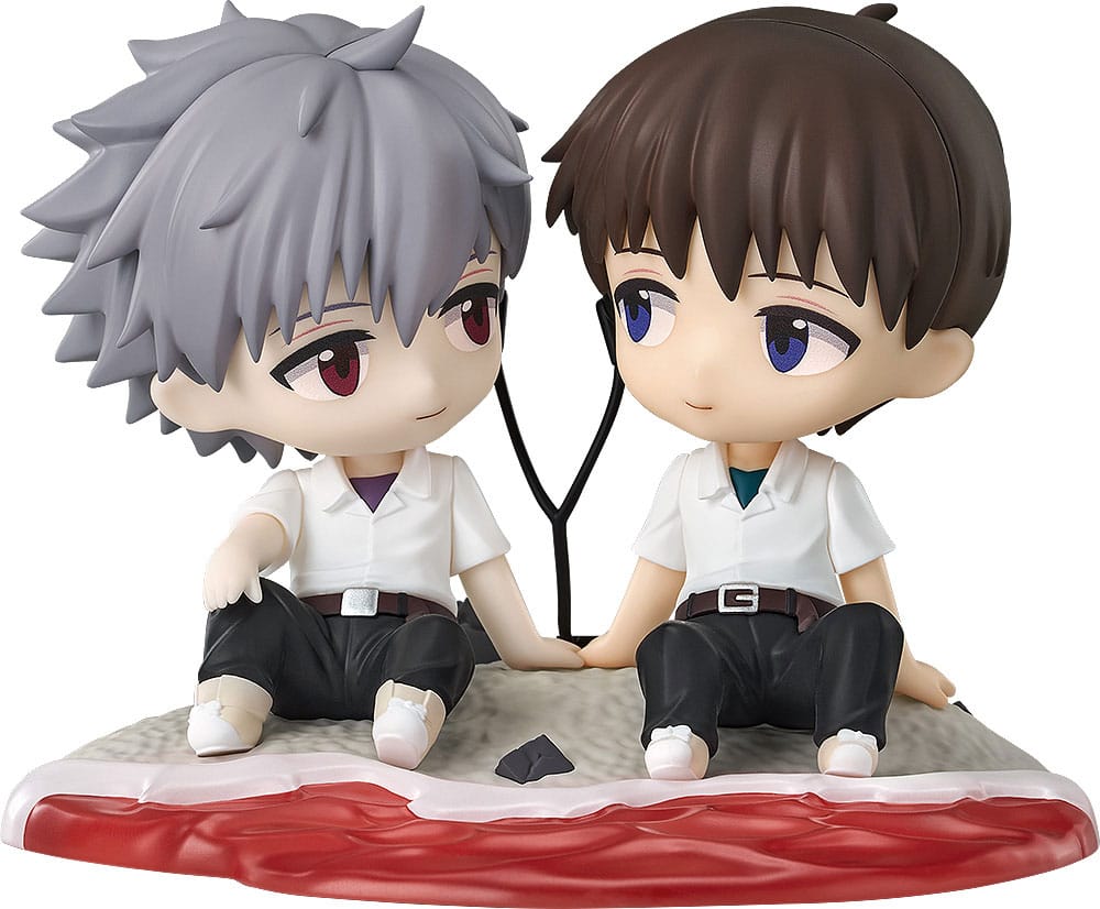 Rebuild of Evangelion Chibi Figur Shinji Ikari & Kaworu Nagisa 8 cm Minifiguren Yokina